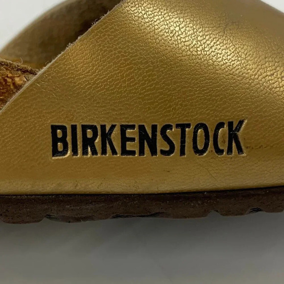 Birkenstock Womens Madrid Sand Color Leather Comfort Single Strap Sandals Sz 7.5 - Picture 7 of 16